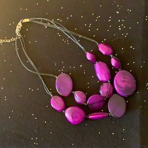 Chunky Purple Necklace